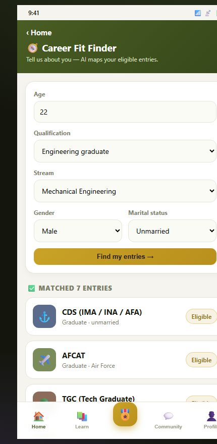 Career Fit Finder